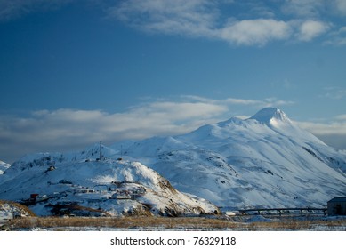 Mountain at Dutch Harbor Alaska