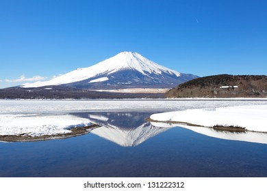 Mountain Fuji In Winter