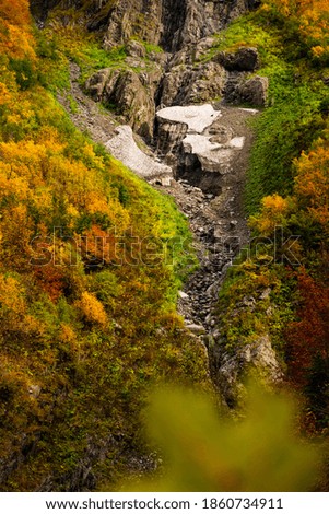 Similar – Herbst in den Pyrenäen