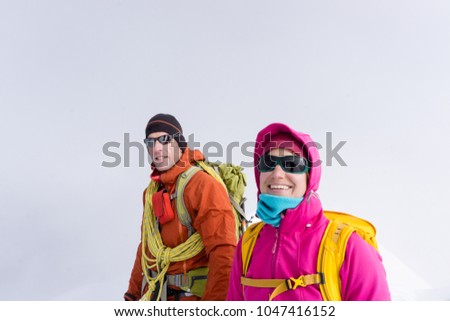 Similar – Skihasen Skifahrer