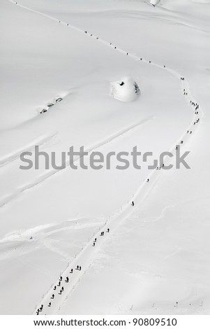 Foto Bild Skitour | Aufstieg | Arlberg | Österreich