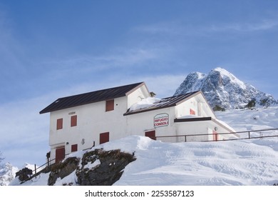 Mountain hut Rifugio Consoli. Orobie  ( Bergamo Alps ), Italy - Shutterstock ID 2253587123
