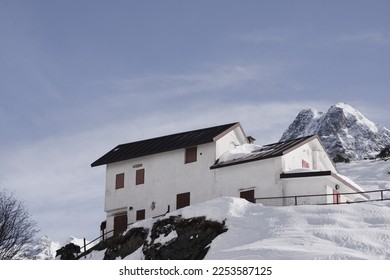 Mountain hut Rifugio Consoli. Orobie  ( Bergamo Alps ), Italy - Shutterstock ID 2253587125
