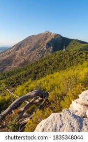 Mountain Hymettus (Ymittos) Peak View