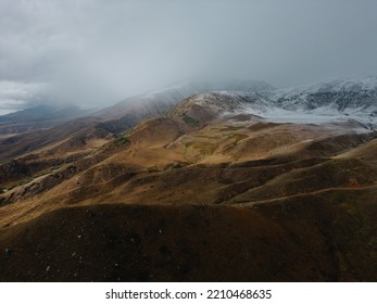 Mountain Kyrgyzstan Nature Landscape Dron