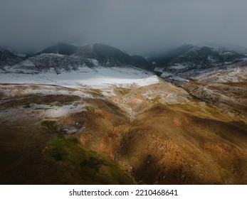 Mountain Kyrgyzstan Nature Landscape Dron