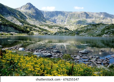 Mountain Lake in Bulgaria, Rila Mountains and Rila Lakes