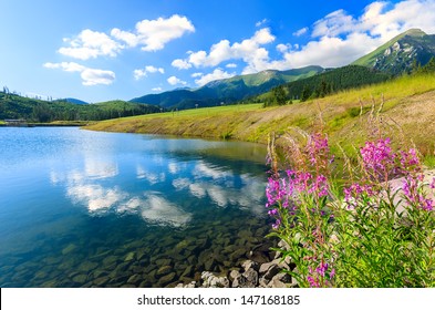 Mountain And Lake, Tatra Mountains (Bielskie), Zdiar, Slovakia