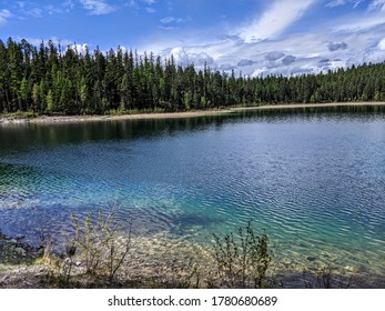 Mountain Lake In Whitefish, MT