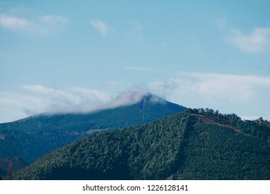the mountain landscape