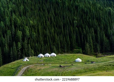 Mountain Landscape In Altay Region, Xinjiang, China