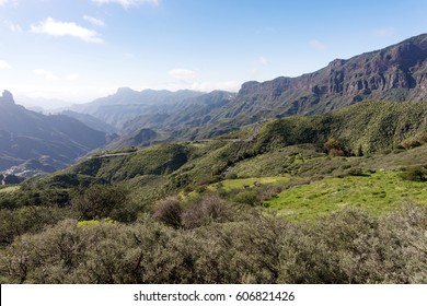 Mountain landscape of Gran Canaria Island, Spain