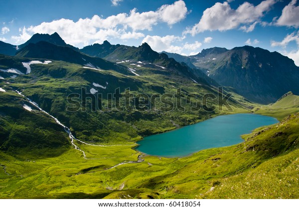 Mountain Landscape Green Wally Crystal River Stock Photo Edit Now 60418054