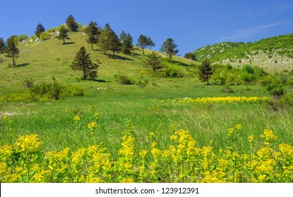 Mountain Landscape In Lika , Croatia