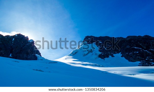 Mountain Landscape Margherita Peak Rwenzori Mountains Stock Photo Edit Now 1350834206