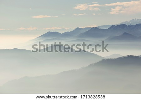 Mountain Landscape From Mottarone Mount, Italy