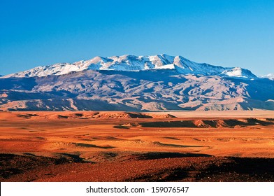 Mountain Landscape In The North Of Africa, Morocco