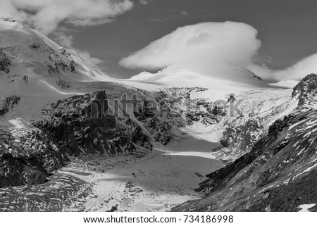 Similar – Monte Rosa and Lyskamm mountain panorama from Gornergrat