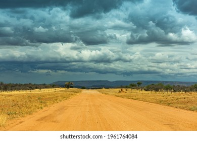 Mountain Landscape On The Omaruru River In The Erongo Region Of Central Namibia