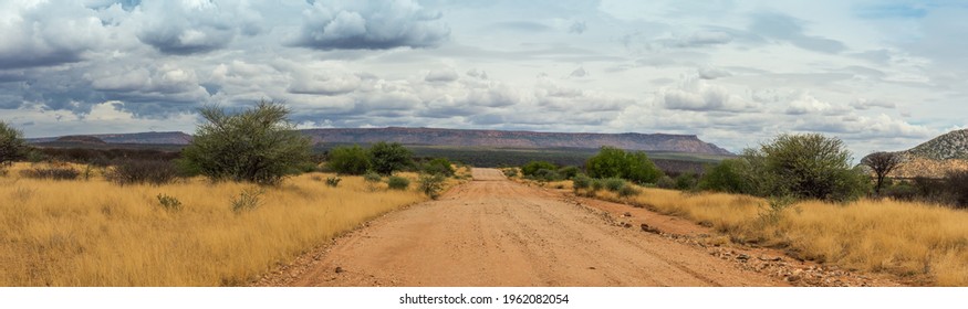 Mountain Landscape On The Omaruru River In The Erongo Region Of Central Namibia