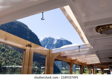 Mountain Landscape From A Small River Boat