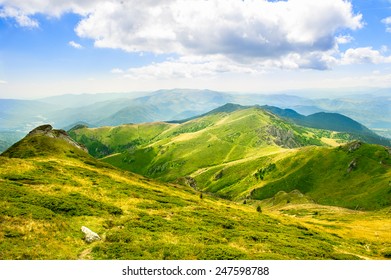  mountain landscape in the summer