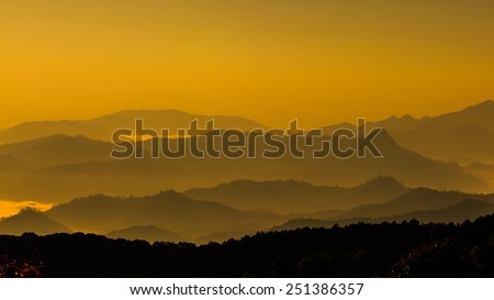 mountain layer level in thailand