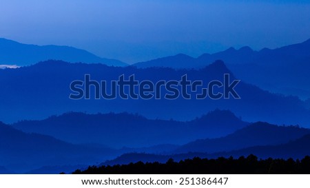 mountain layer level in thailand