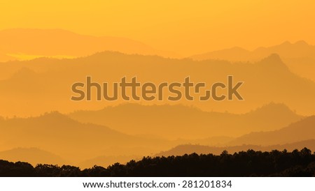 mountain layer level in thailand