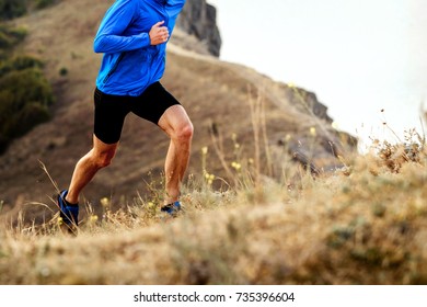 Mountain Marathon Running Uphill Athlete Men Runner