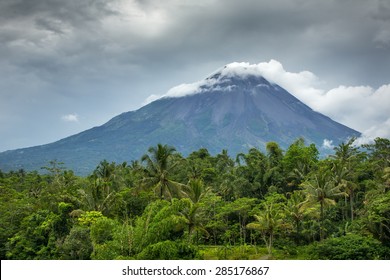 Mountain Merapi Volcano, Java, Indonesia