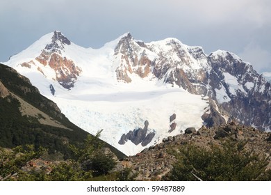 Mountain in national park near El Chalten, Argentina