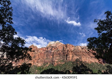 A Mountain Nearby Zion Lodge