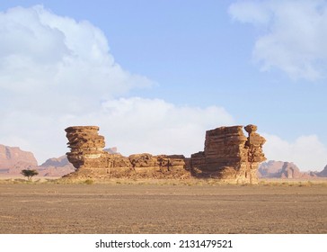 The Mountain In Neom Desert In Saudi Arabia 