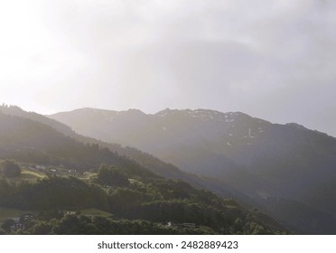 mountain panoramic view - beautiful mountains landscape - Powered by Shutterstock