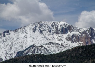 Mountain Peak with clouds