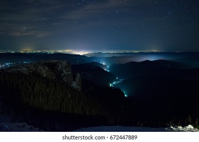 Mountain peak view.