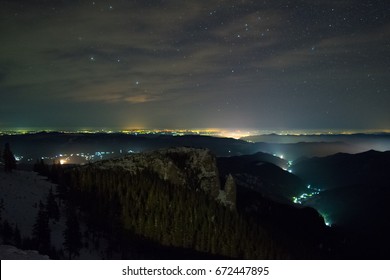 Mountain peak view.
