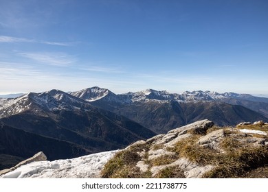 Mountain Peaks In Autumn. Tatra Mountains In Poland