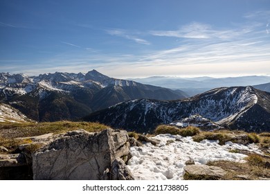 Mountain Peaks In Autumn. Tatra Mountains In Poland