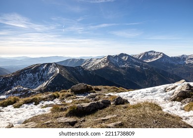 Mountain Peaks In Autumn. Tatra Mountains In Poland 