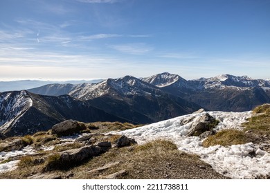 Mountain Peaks In Autumn. Tatra Mountains In Poland