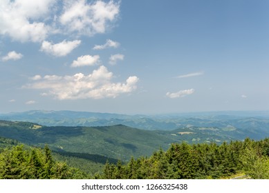 Mountain range landscape view