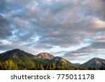 Mountain range, Port Alsworth, Alaska USA