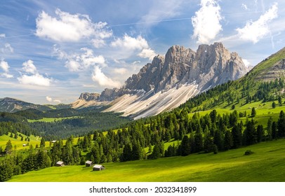 Mountain range in the valley. Beautiful mountain valley panorama. Mountain valley landscape. Mountain panoramic landscape