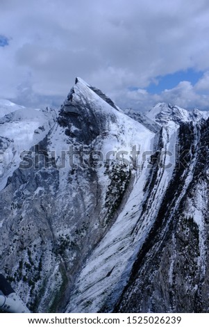 Similar – Foto Bild Morgennebel im Hochgebirge