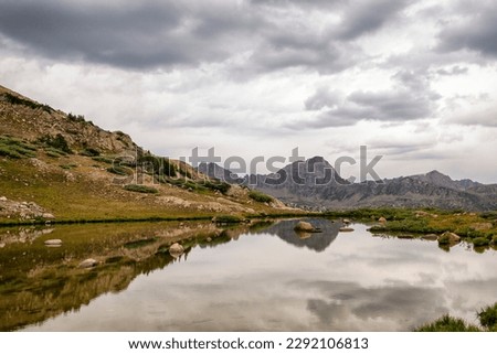 Mountain reflection in the Hunter-Fryingpan Wilderness