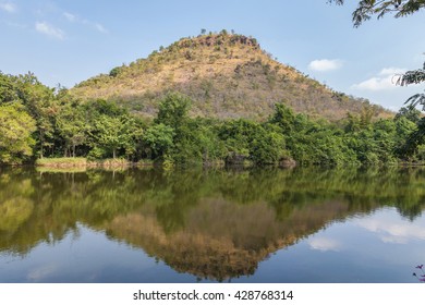 Mountain with reflection in lake
