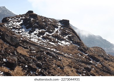 Mountain renge covered with snow