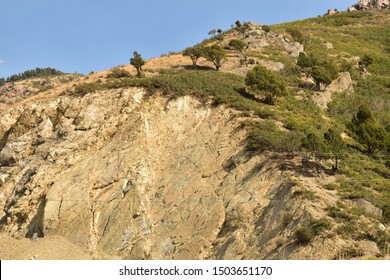 Mountain ridge in Parleys Canyon Utah - Shutterstock ID 1503651170